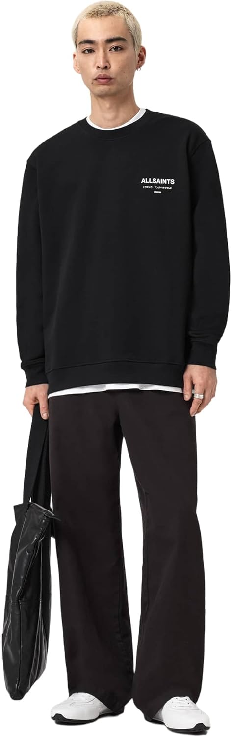 Thumbnail 6 de Allsaints Underground Crew Maglia di Tuta Uomo (Pacco da 1) – con fodera in pelle traspirante