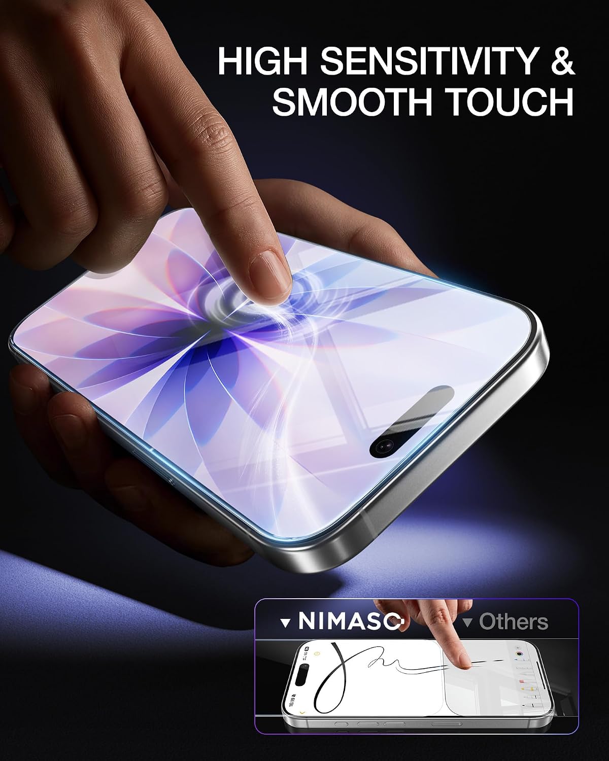 Thumbnail 4 de NIMASO iPhone 17 screen protector 6.3-inch