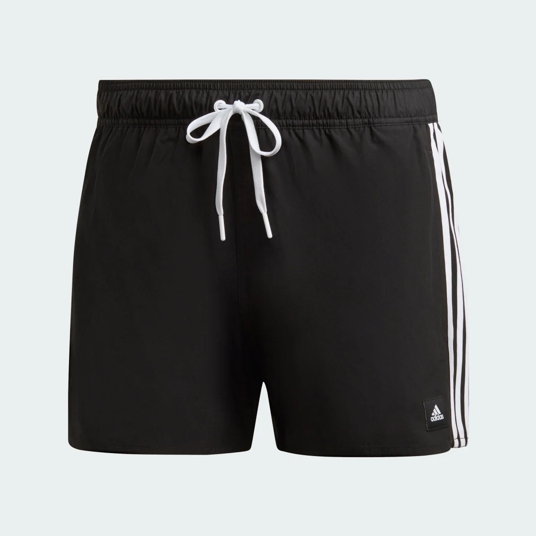 Detalle de Bañador 3 bandas CLX de largo extracorto, negro – Adidas
