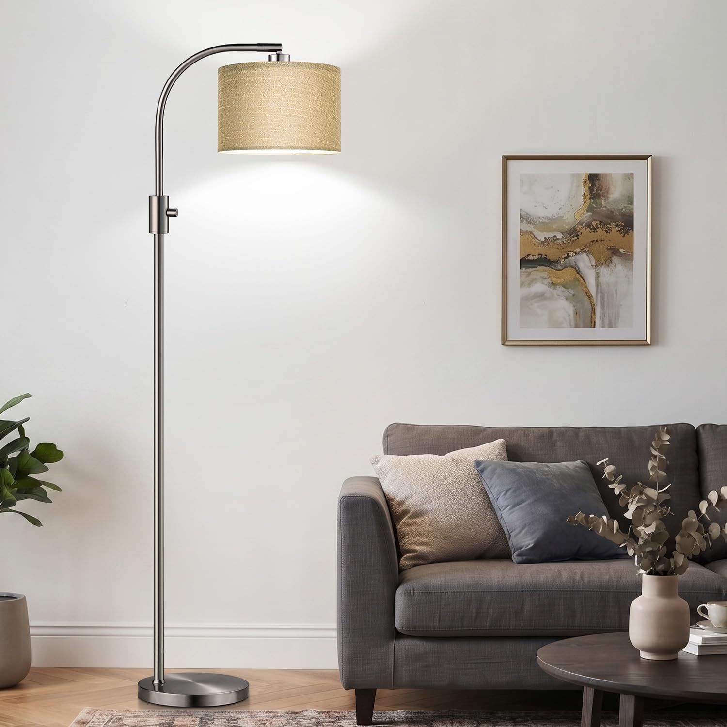 Thumbnail 4 de Nintiue Arc Floor Lamp, 65-Inch