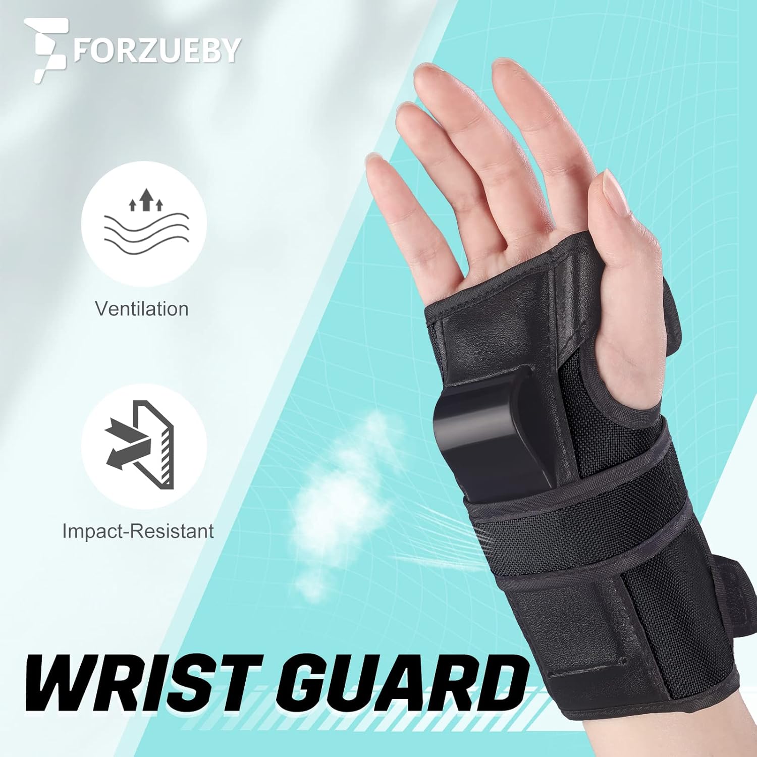 Thumbnail 2 de Forzueby 6-in-1 Knee, Elbow, and Wrist Guard Protective Gear Set