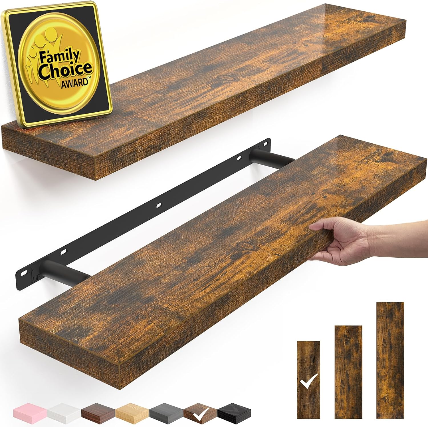 BAYKA 22.5-inch Floating Shelves