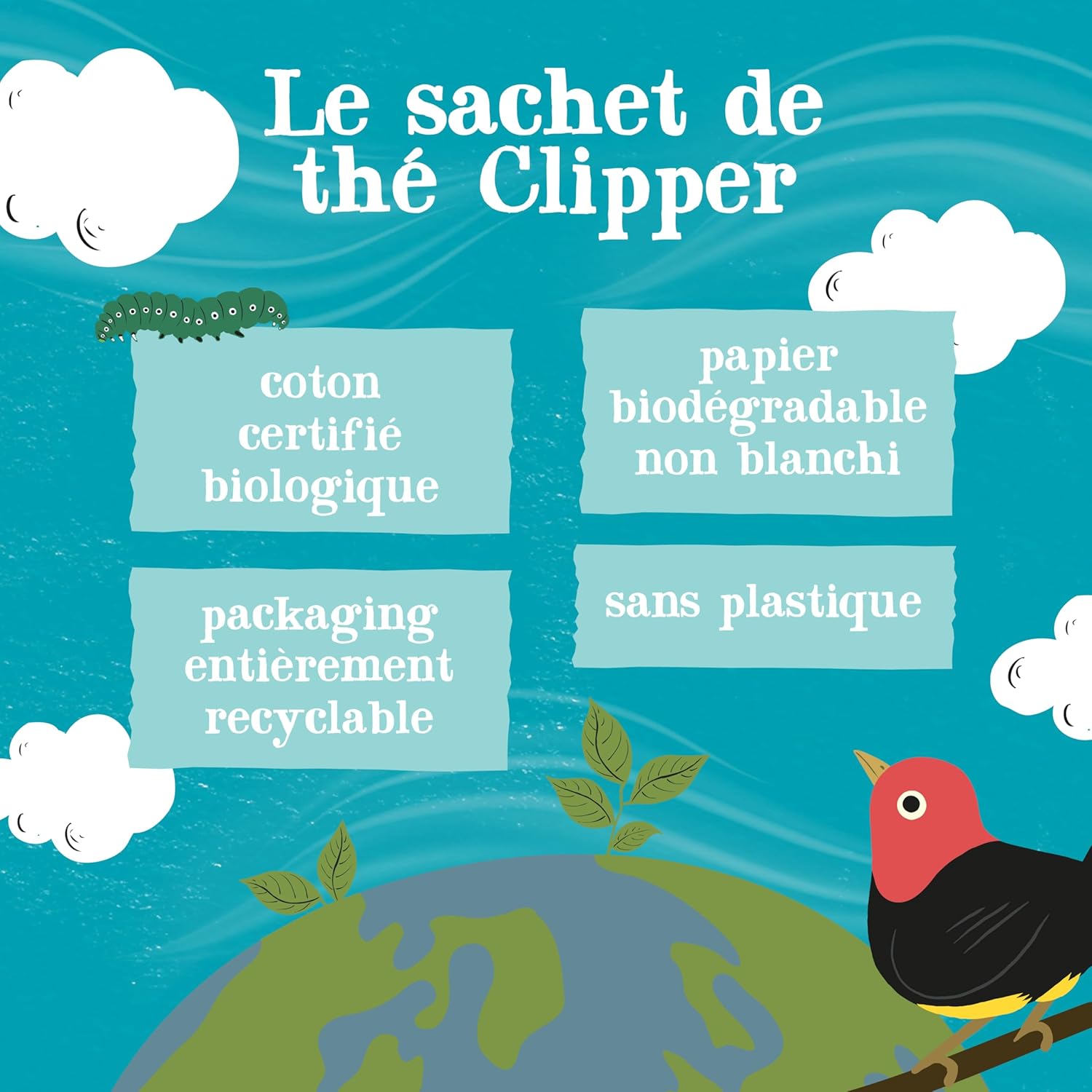 Thumbnail 5 de CLIPPER Coffret Découverte Thés et Infusions Bio – 180 Sachets non blanchis, grand format