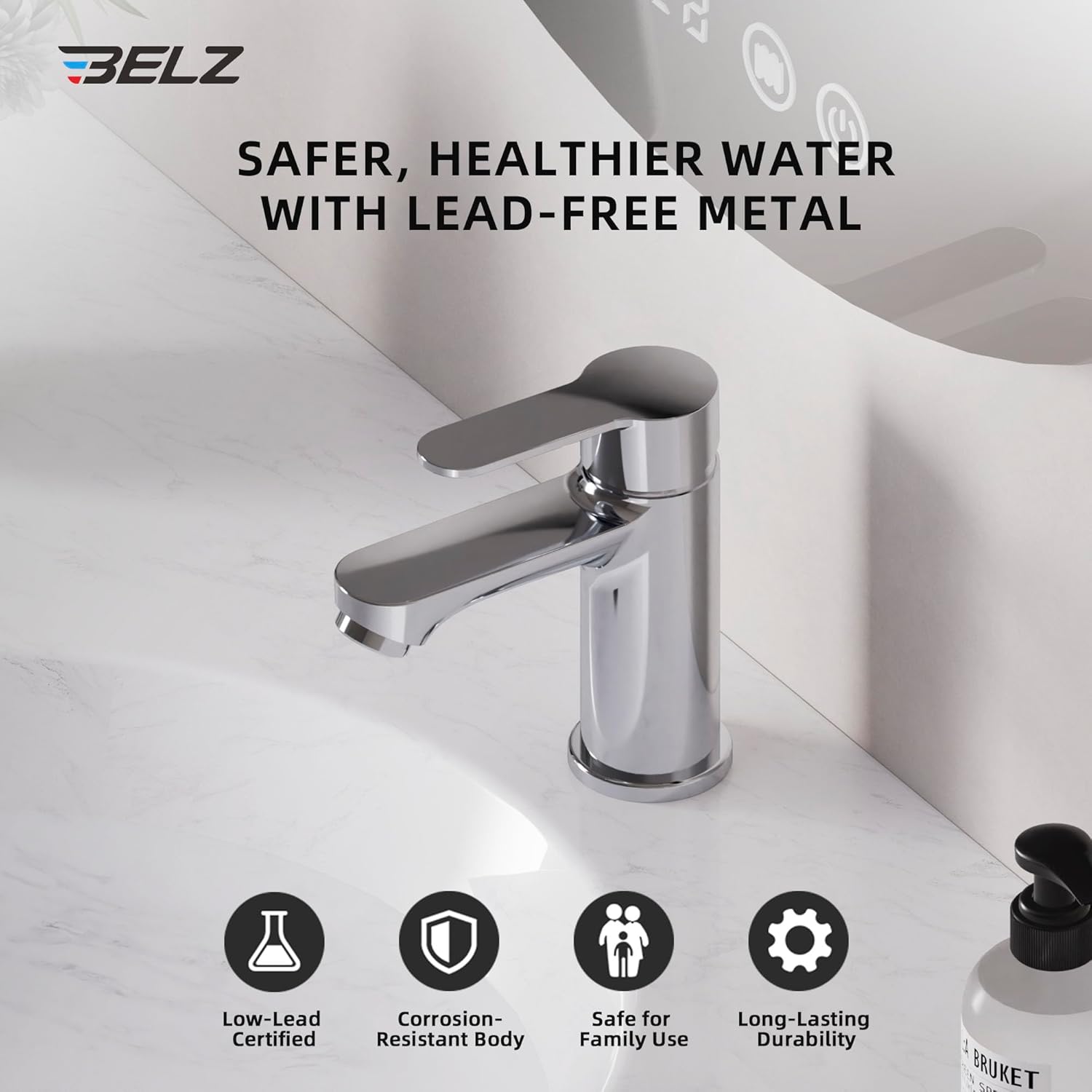 Thumbnail 6 de BELZ Modern Basin Mixer Tap 1-hole