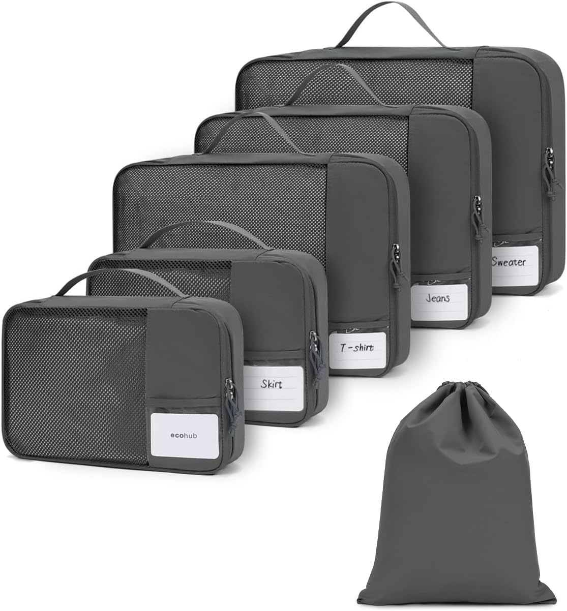 Detalle de ECOHUB Koffer Organizer Set 6‑teilig