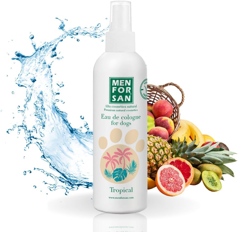 Menforsan Acqua di Colonia per Cani Tropicali 125 Ml – Profumo fruttato senza alcol