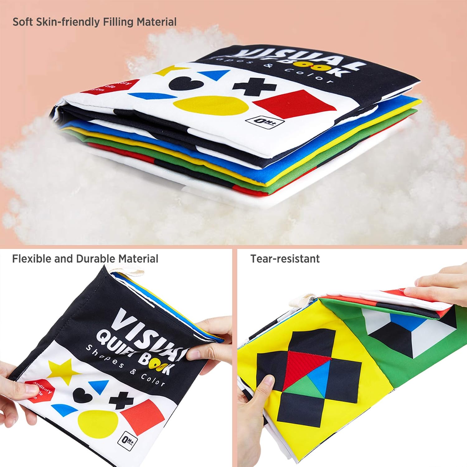 Detalle 2 de Beiens Soft Baby Book, Polyester