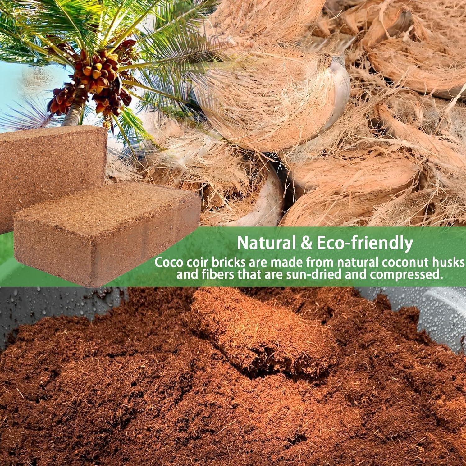 Thumbnail 2 de Biotolot XWCAYZ004 Coco Coir Bricks, 4-Pack, Low EC and Balanced pH