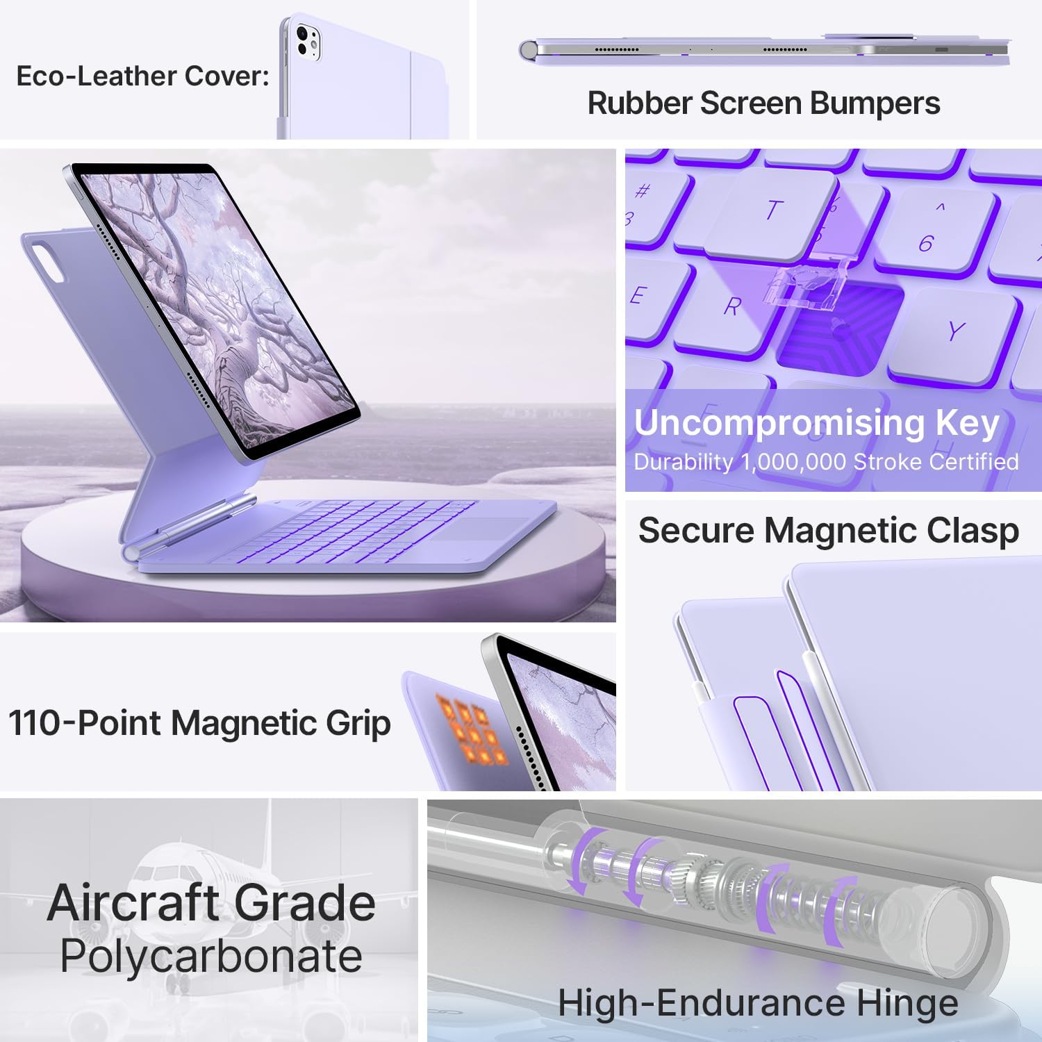 Detalle 2 de typecase Magnetic Keyboard Case for iPad Air 13-inch