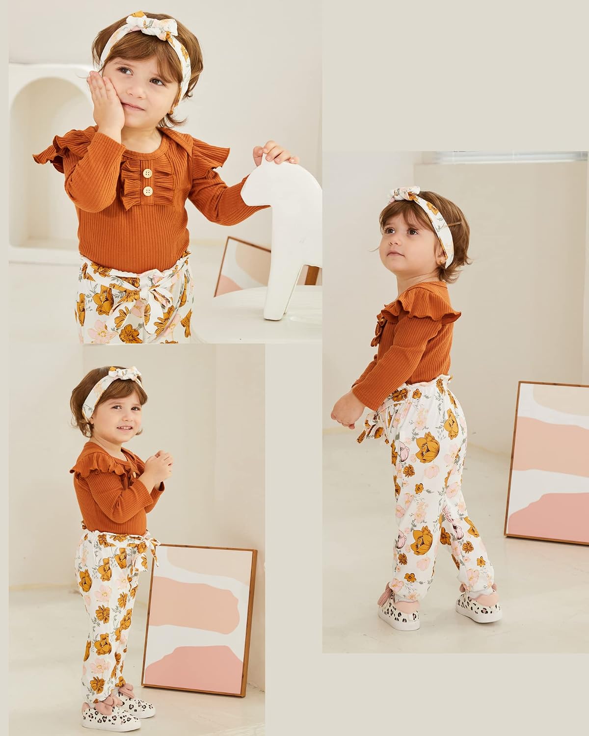 Detalle 2 de Kislio Baby Girl Outfit Set, Cotton Blend