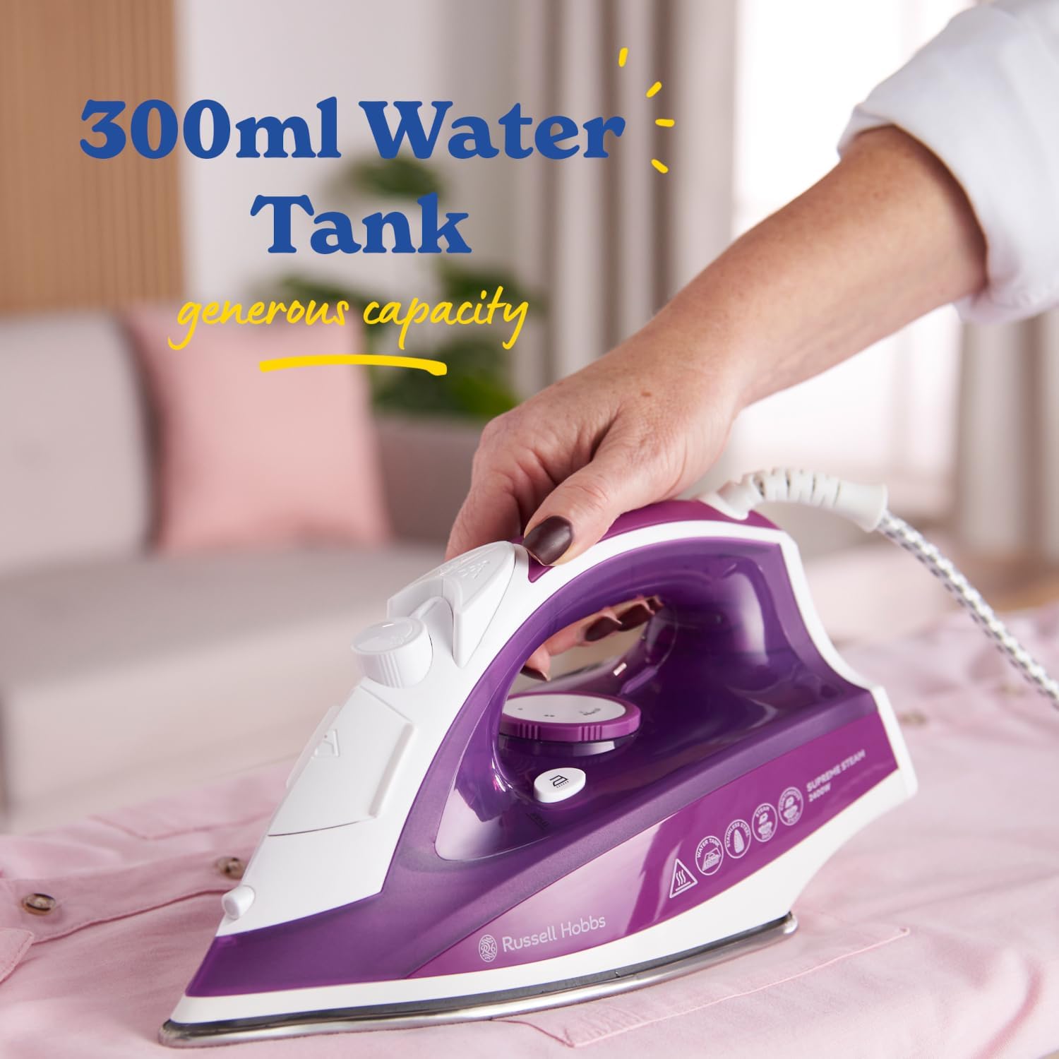 Thumbnail 4 de Russell Hobbs Supreme Steam Iron 2400W