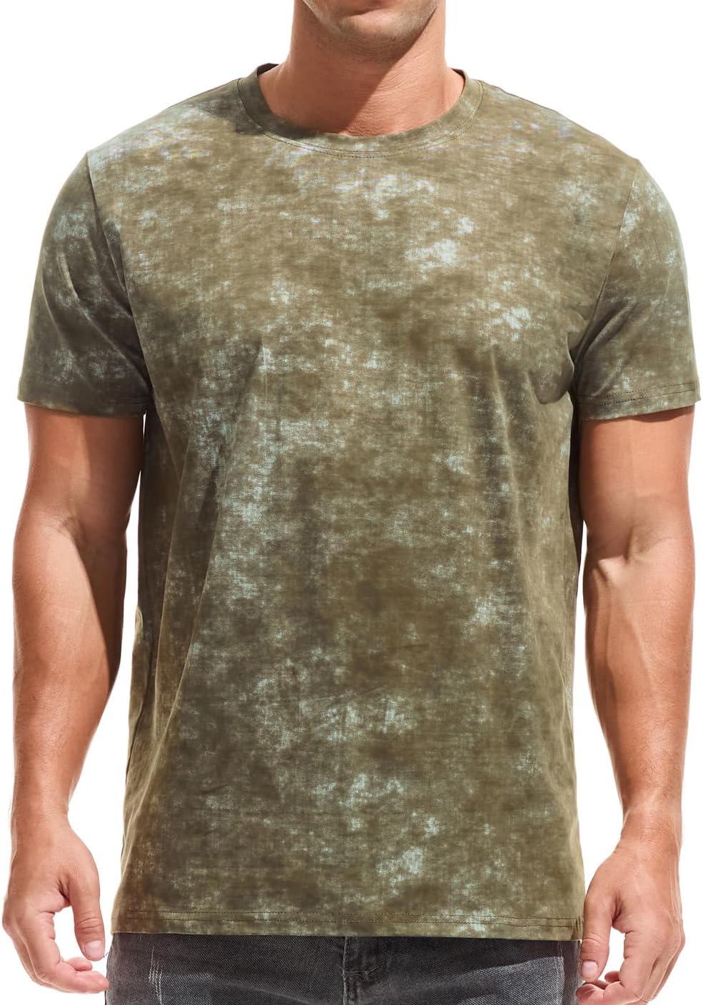 Detalle 2 de USALL Herren Sommer-Druckshirt 95% Baumwolle