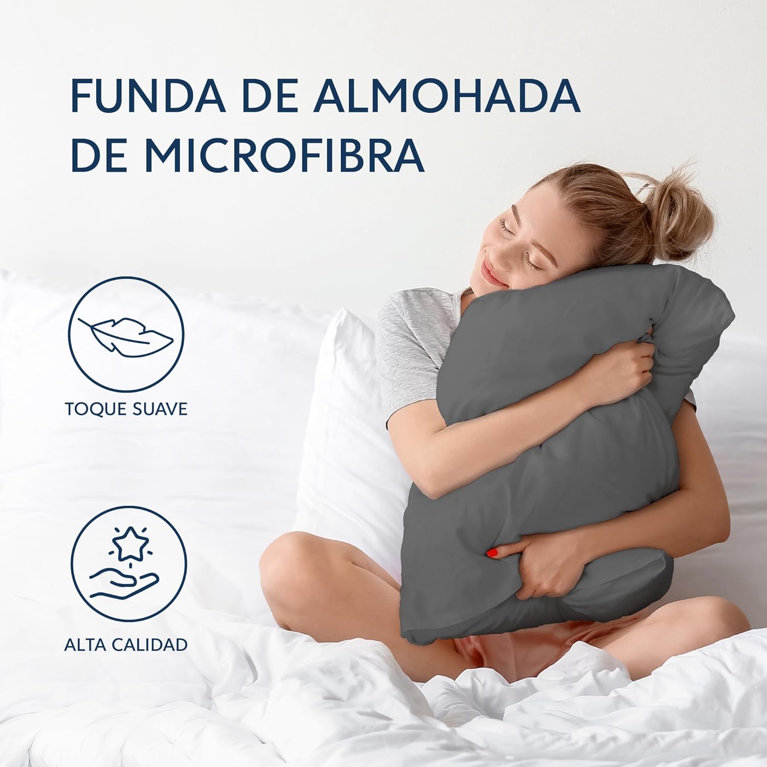 Thumbnail 2 de Dreamzie Fundas de Almohada - Suavidad Incomparable, 2 Piezas