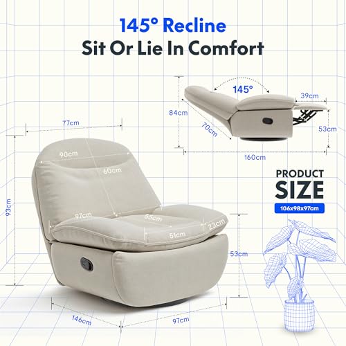 Detalle de FLEXISPOT Fauteuil Relax TV 360° ⚙