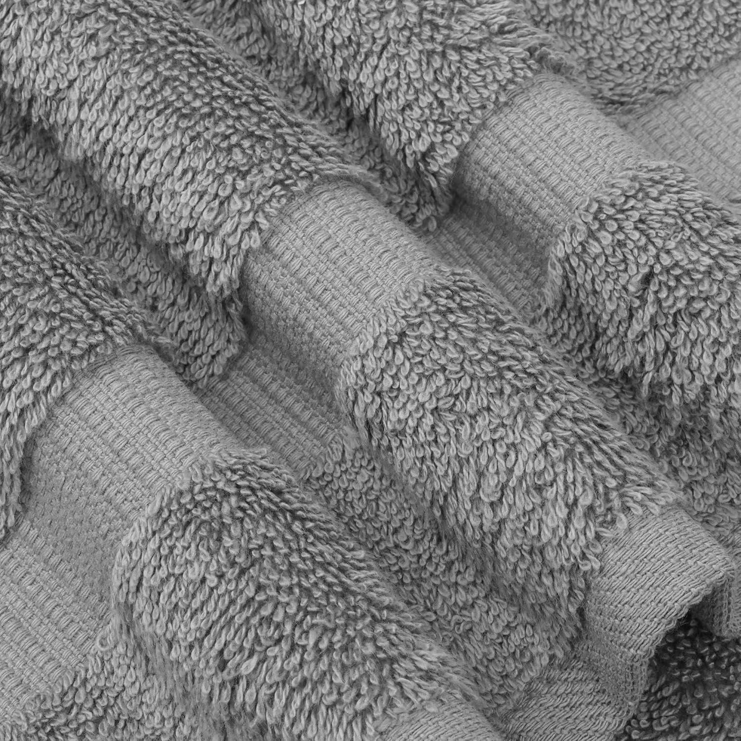 Detalle de Chakir Turkish Linens 100% Cotton Premium Bath Sheets (35"x70" - Gray)