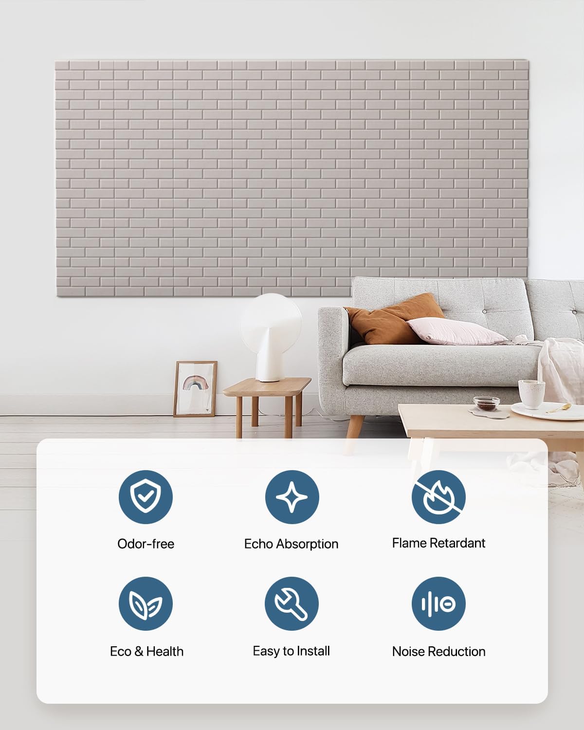 Detalle de Kuchoow Acoustic Wall Panels, 12-Pack