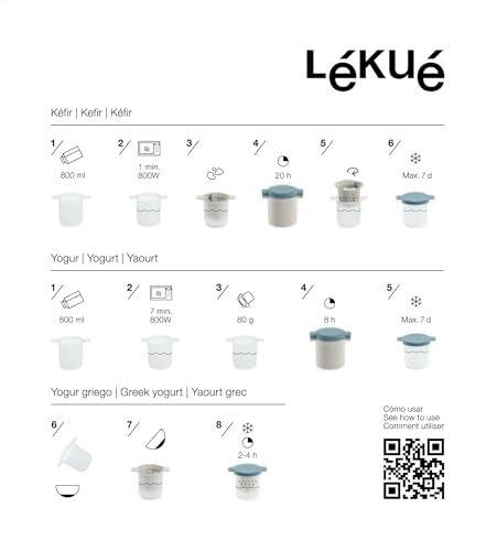 Thumbnail 8 de Lékué Yogurt y Kéfir casero