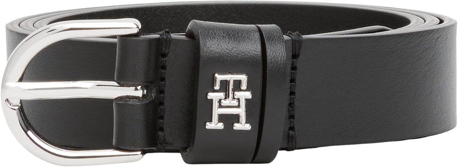 Detalle de Tommy Hilfiger Damen Gürtel Essential Effortless – Ledergürtel, 2,5 cm