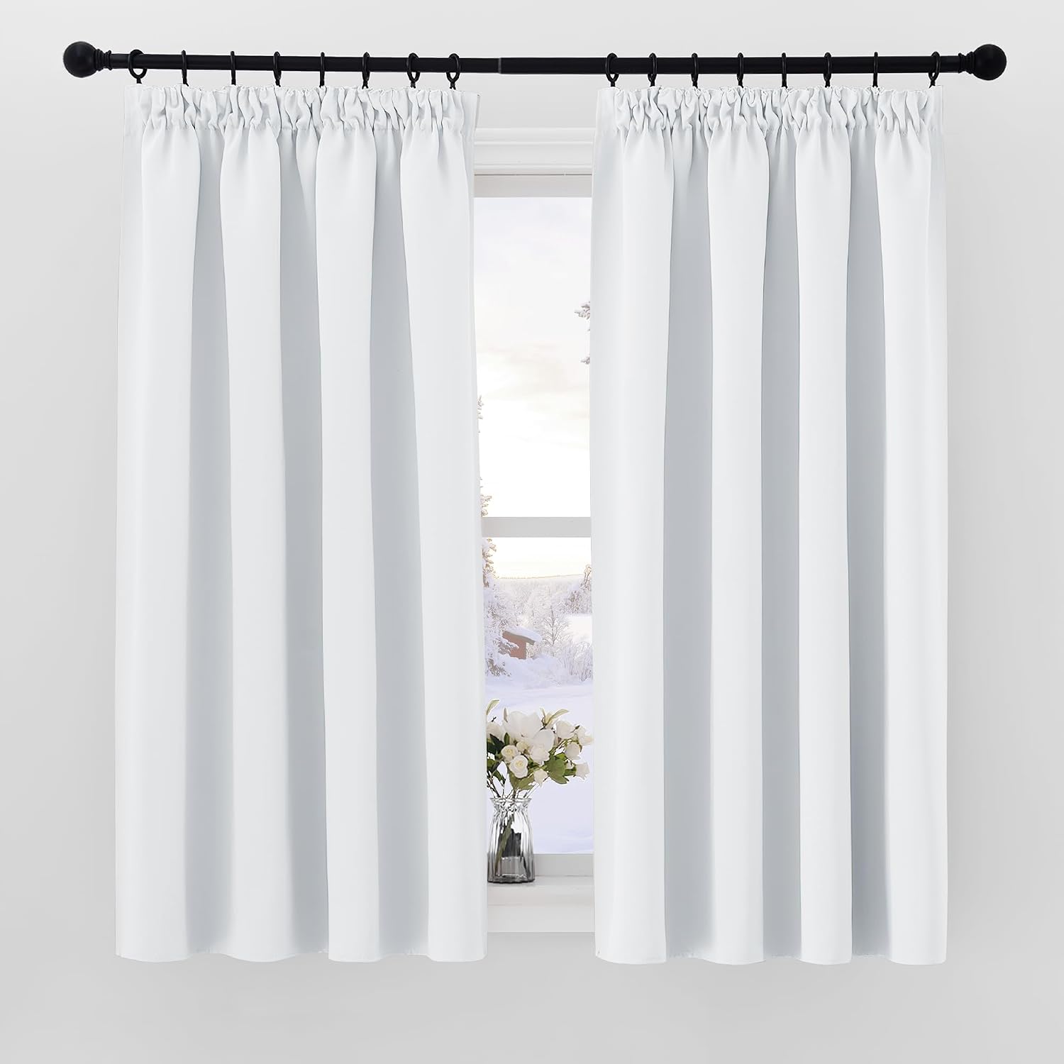 Detalle de PONY DANCE Tende Termiche 140x137 cm Bianco grigiastro