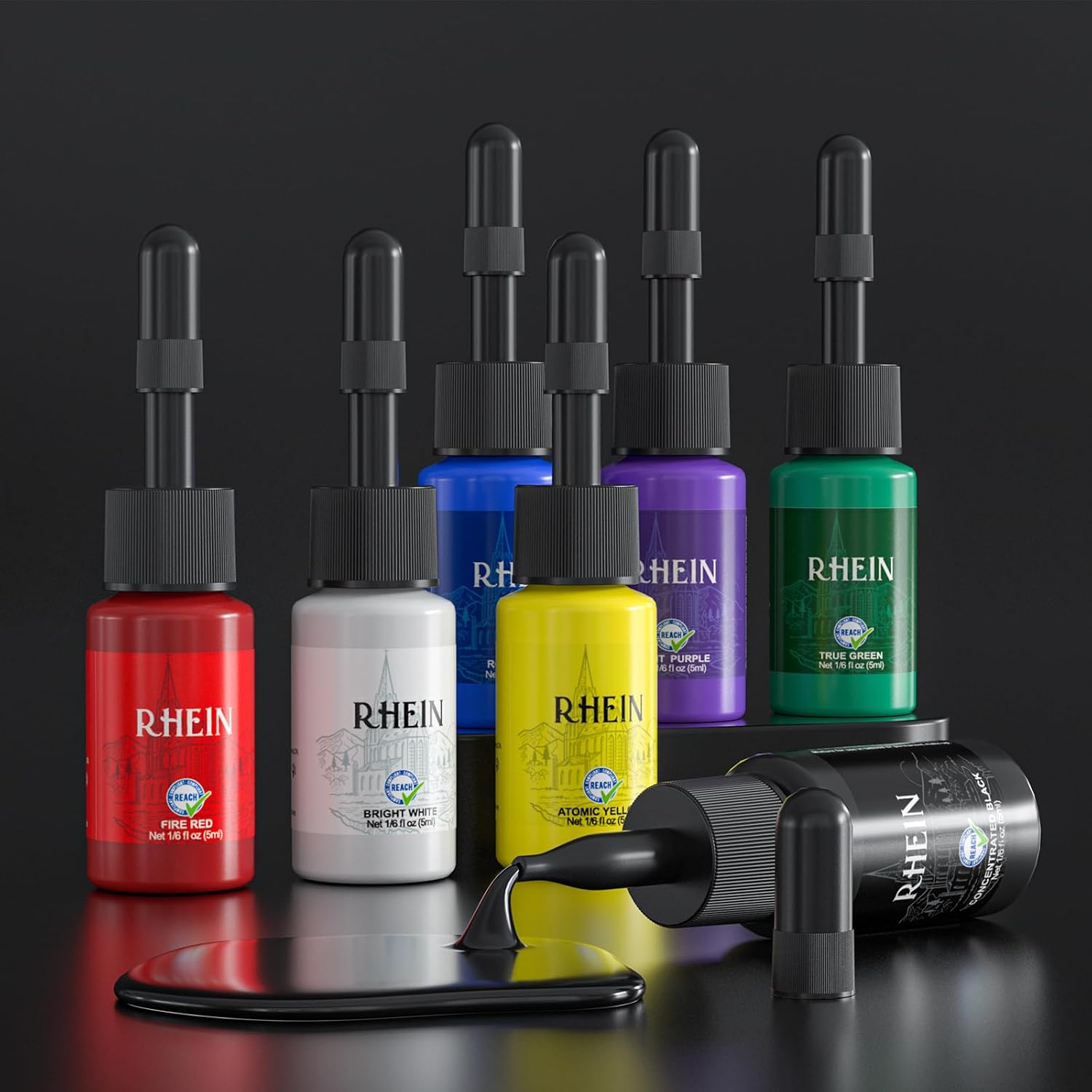 Thumbnail 5 de RHEIN RN-TKP6B-2 Tattoo Maschine Set 10PCS