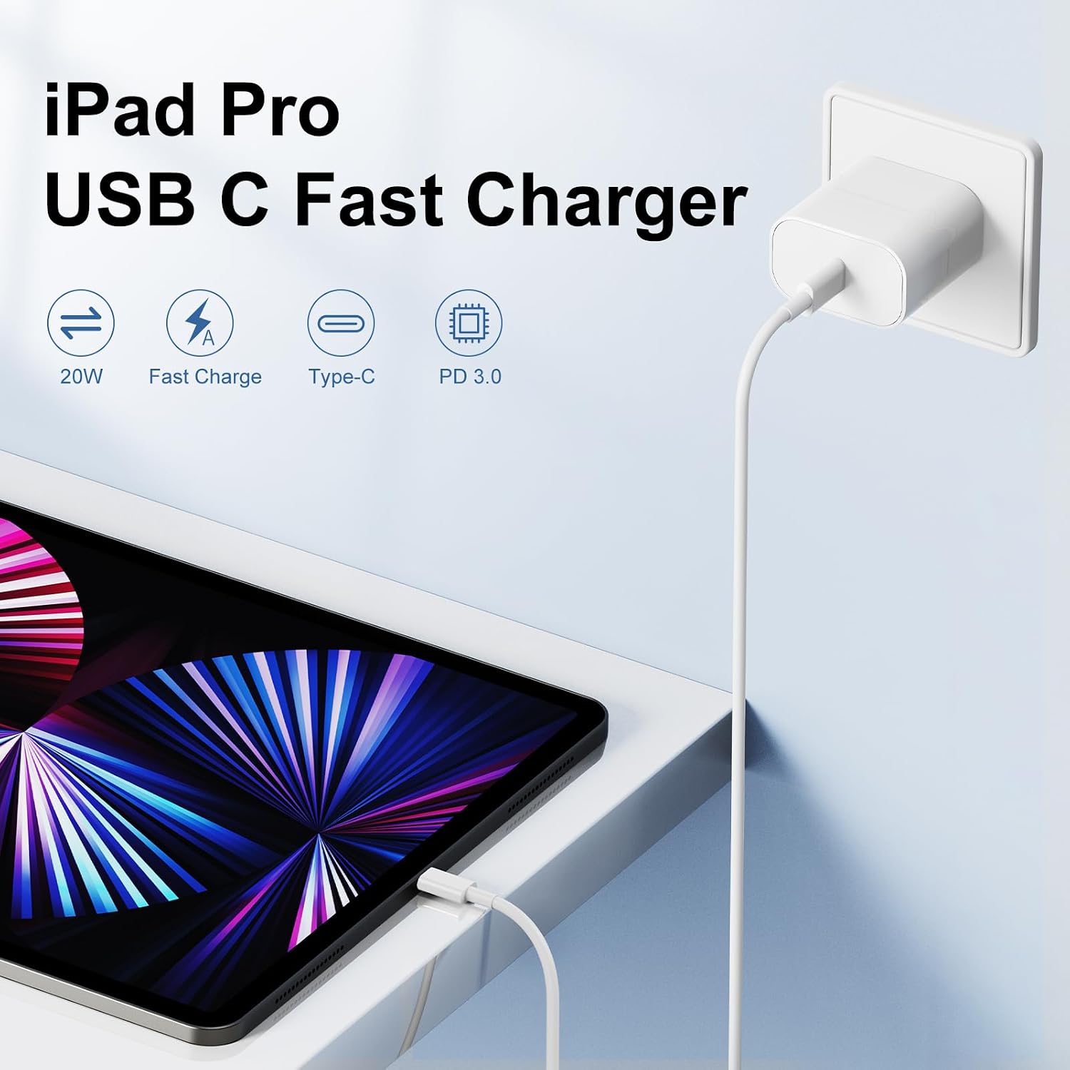 Detalle 2 de Anker 20W USB-C Charger 2-Pack with 10ft Cable
