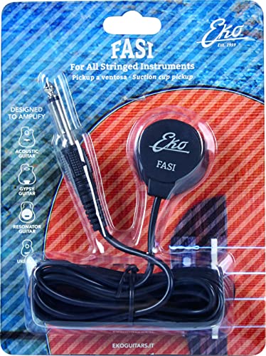 Detalle 2 de EKO Fasi Pickup a Ventosa: amplifica la tua chitarra classica o ukulele senza forare lo strumento