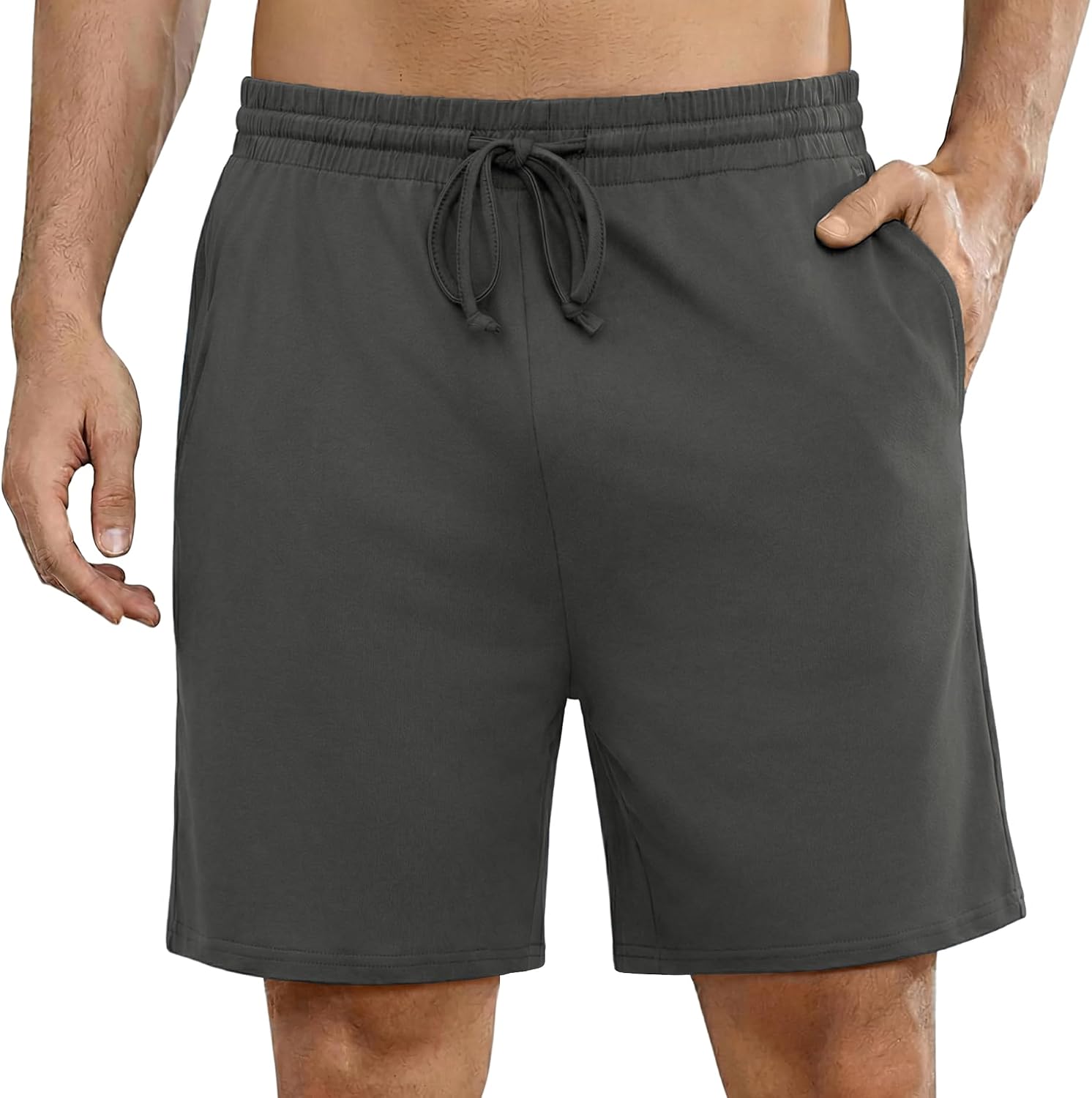 Thumbnail 6 de Bresdk Pantaloncini Uomo Corti con Coulisse e Tasche – Ideali per Estate, Casa e Viaggio