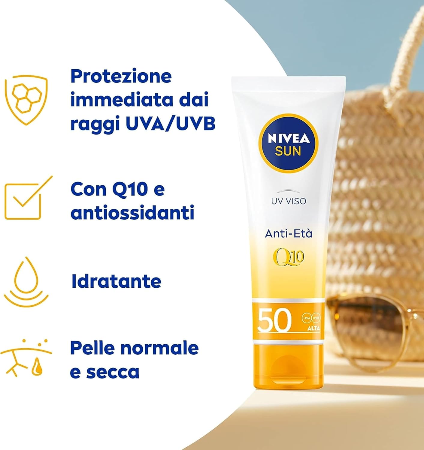 Detalle de NIVEA SUN Anti-Età 50 ml crema solare