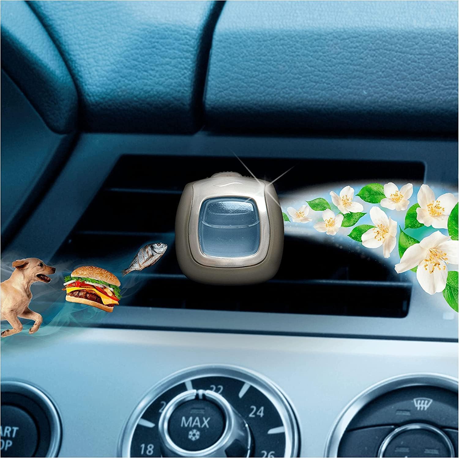 Detalle 1 de Ambipur Car Difusor 🚗 Mega Pack de Fragancia Floral