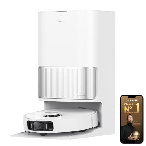 Imagen de dreame L40 Ultra AE Robot Aspirateur : aspiration de 19 000 Pa et nettoyage automatisé pour chiens et chats en OfertitasTOP
