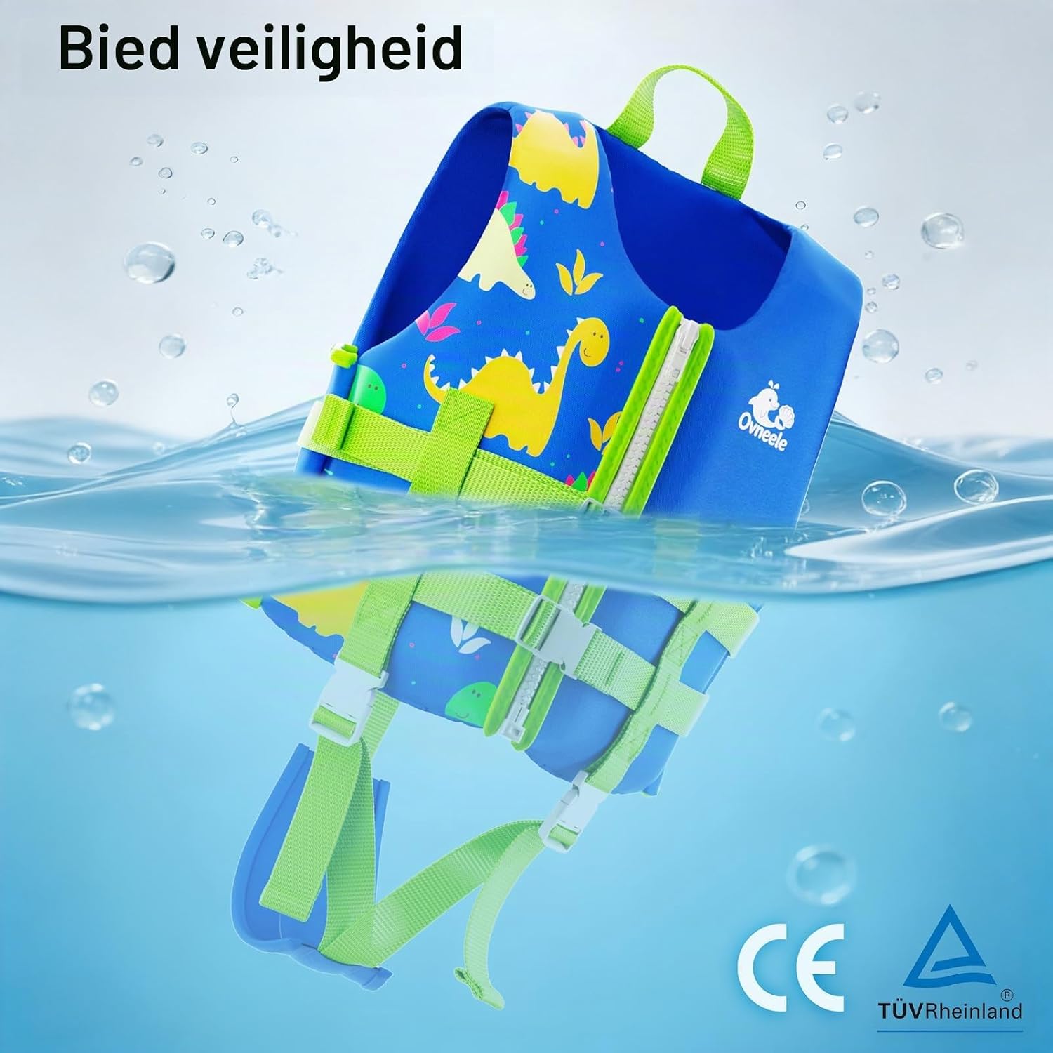 Detalle 2 de Oveneеле Y-LF002 zwemvest voor kinderen, neopreen, blauw, maat L