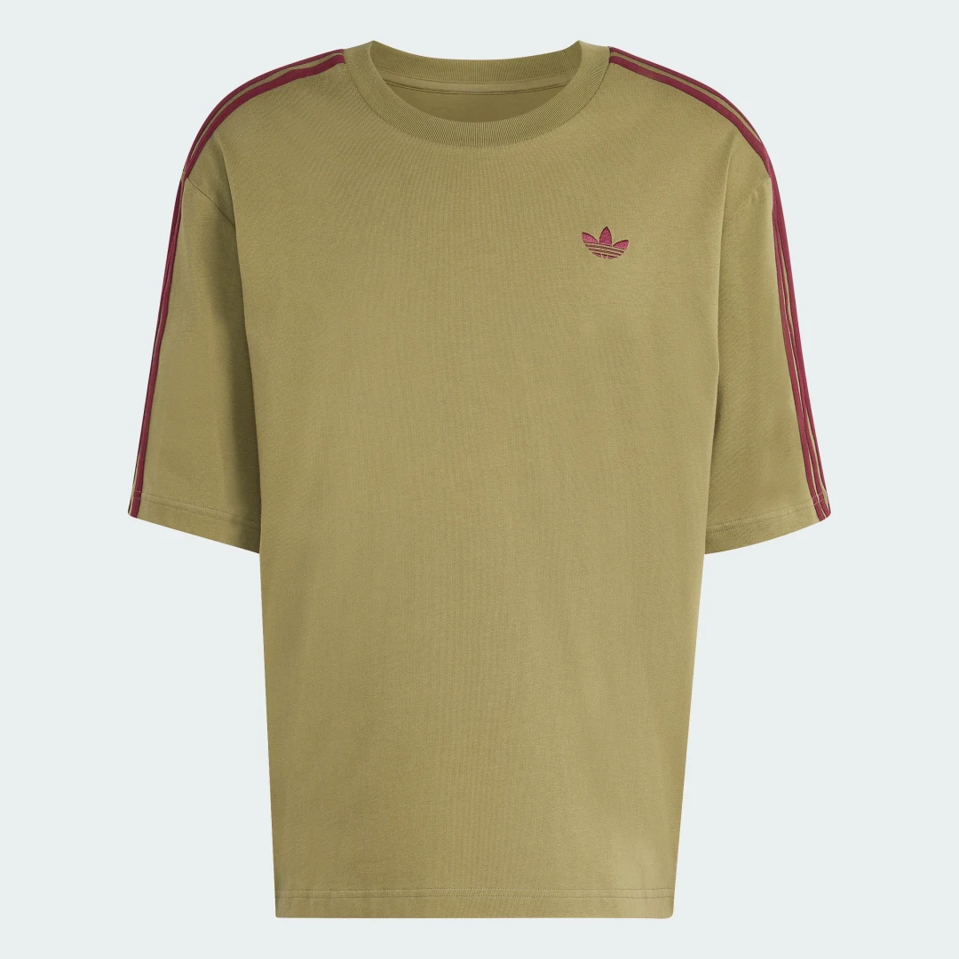 Detalle de Camiseta holgada Adicolor 3 Stripes de Adidas