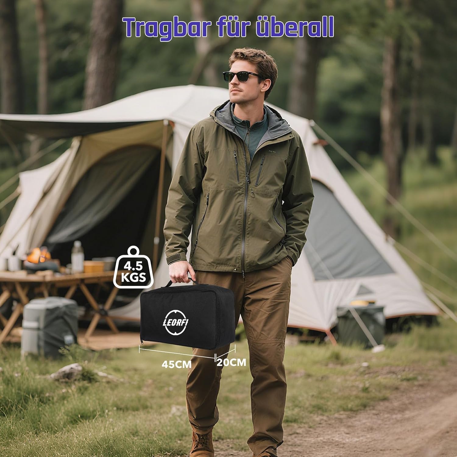 Thumbnail 6 de LEORFI Schermo proiettore 100" per esterni 📺