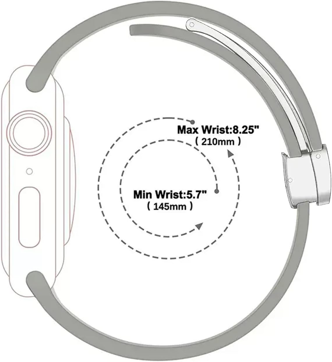 Thumbnail 4 de MUENShop Silicone Strap for Apple Watch 38–41mm