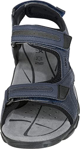 Detalle de Geox Uomo Sandal Strada D – Sandali da uomo, Blu Grigio Navy, 42 EU