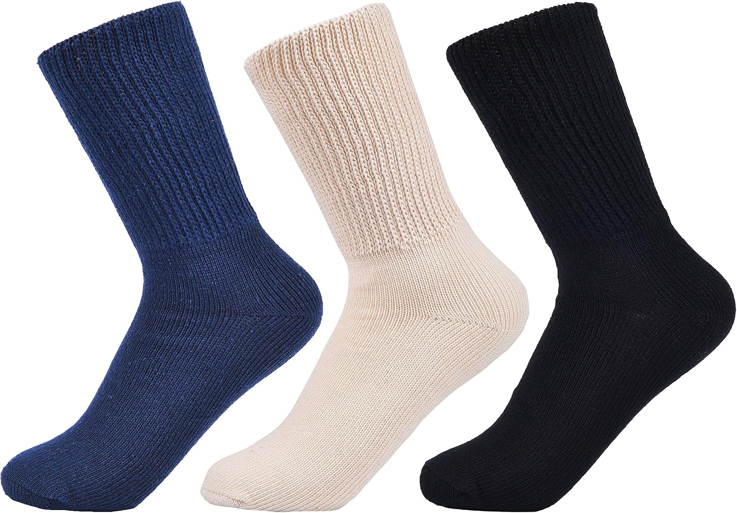 Detalle de Ladies diabetic cotton socks 3 pairs UK 4-7