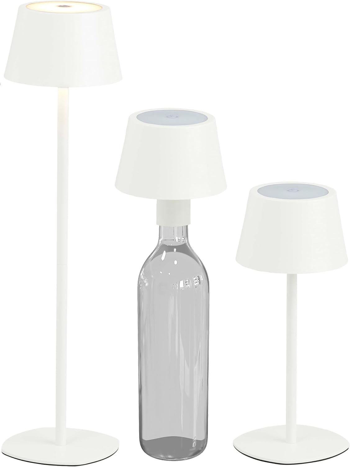 Detalle de Northpoint 3in1 LED Tischlampe Flaschenleuchte – flexible Lichtlösung für Innen & Außen