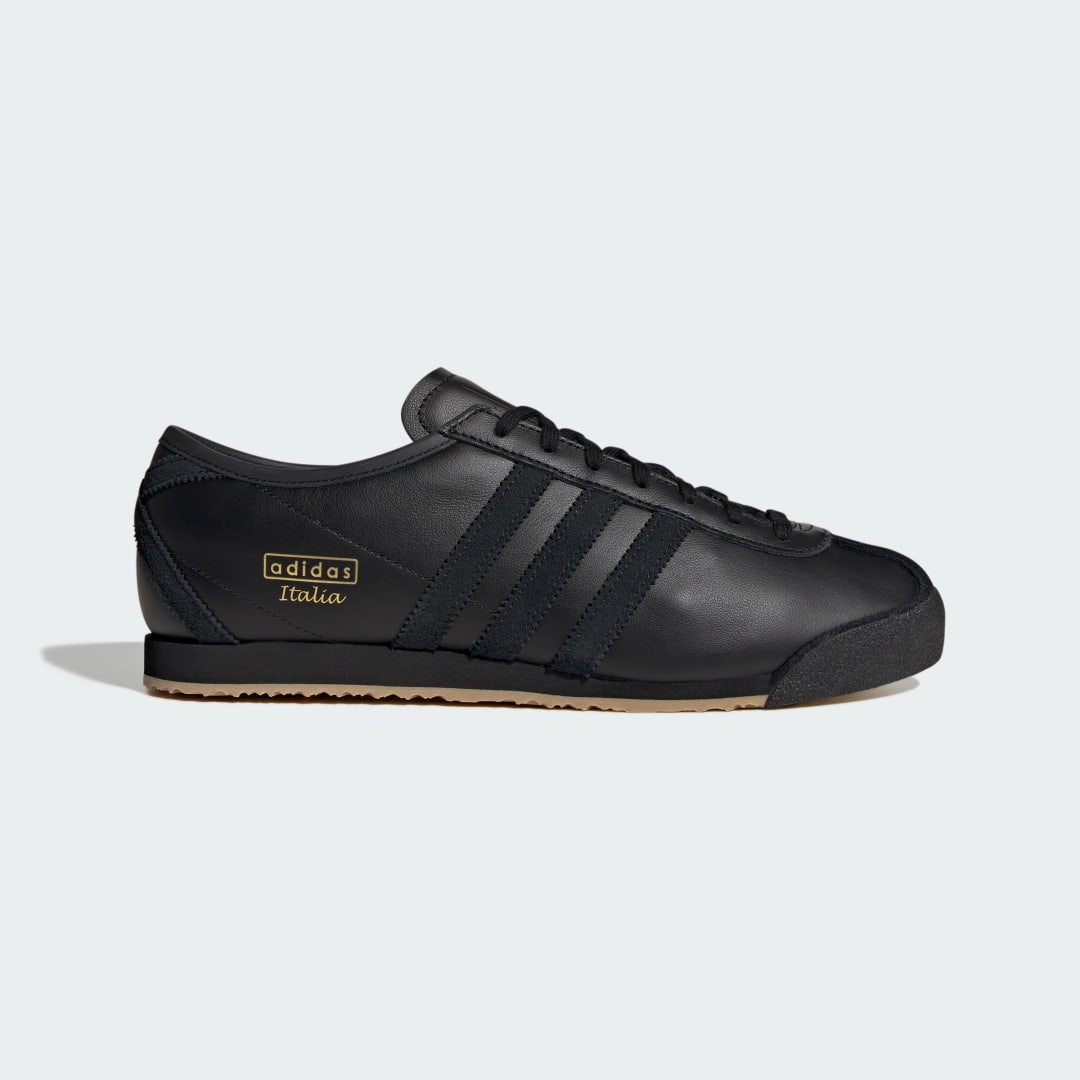 Detalle de ZAPATILLA ITALIA 70s de Adidas: estilo clásico en negro