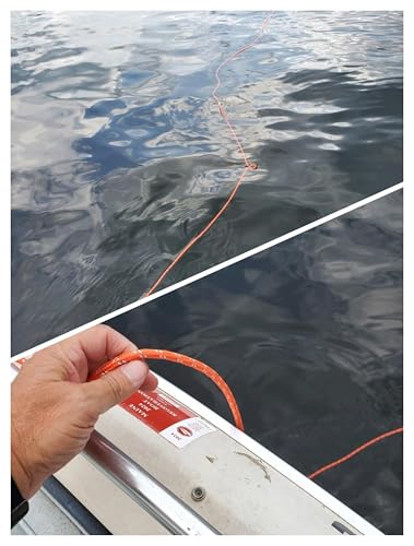 Detalle de NorthPada Kletterseil 8 mm × 30 m – 9 kN Arbeitslast, wasserdicht, frostbeständig, orange