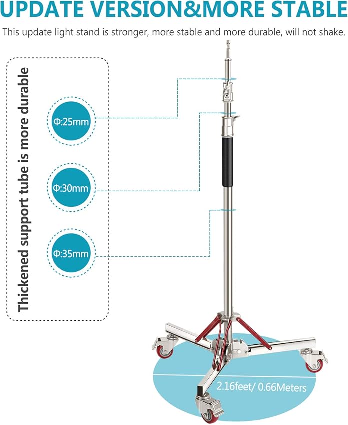 Thumbnail 4 de NEEWER Soporte trípode pesado 305 cm para estudio