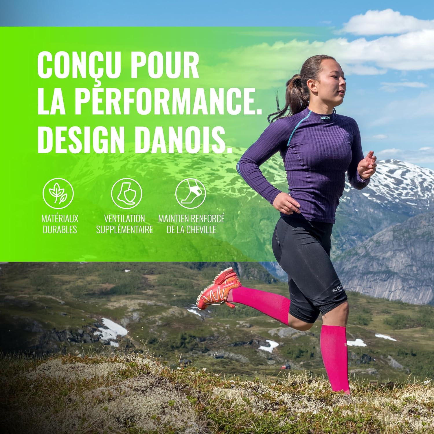 Thumbnail 2 de COMPRESSION FOR ATHLETES V1 16–21 mmHg