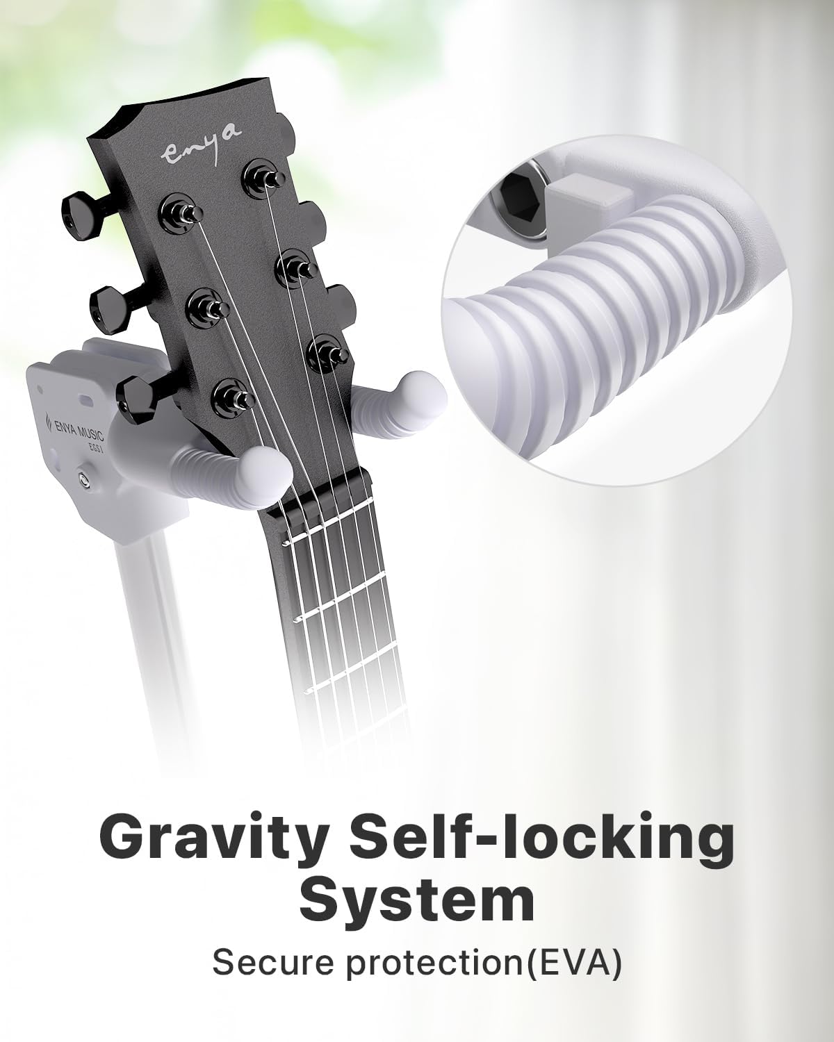 Detalle 1 de Enya Guitar Stand, Steel