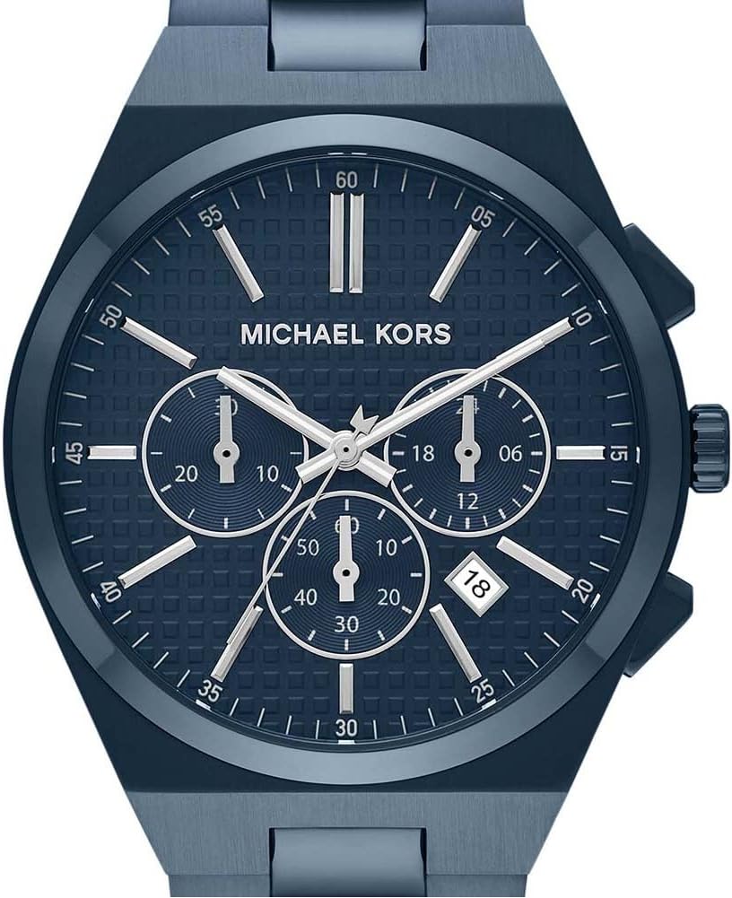 Thumbnail 3 de Michael Kors Lennox Homme – Chronographe Quartz au bracelet en Acier Inoxydable
