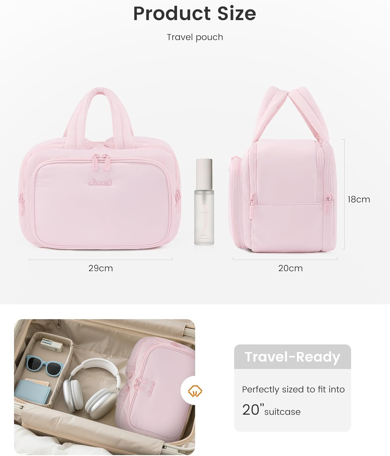 Thumbnail 2 de LOVEVOOK Kulturtasche Damen 29 x 20 x 18 cm