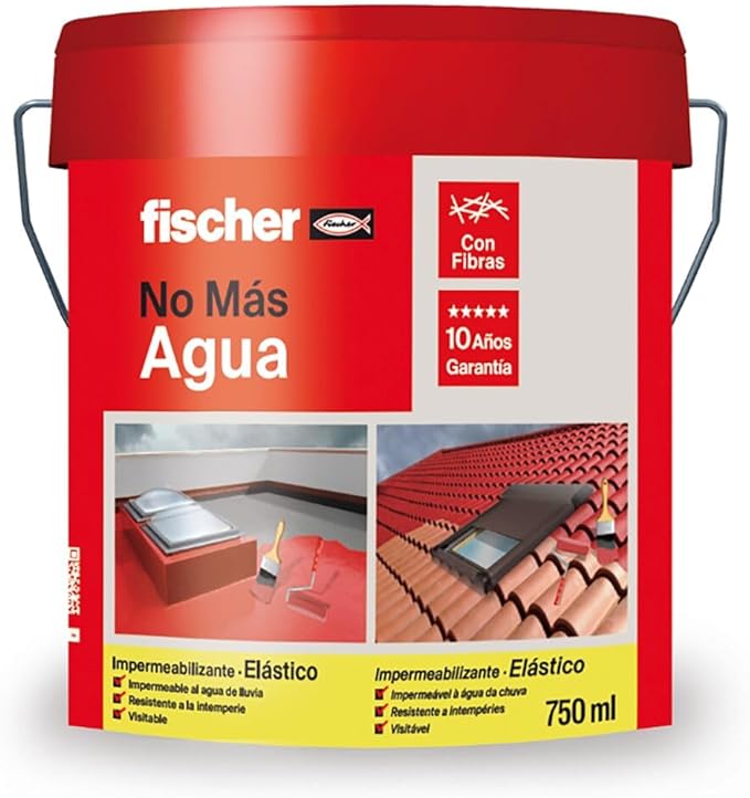 fischer - Pintura Impermeabilizante Resistente al Agua y Exteriores 🏠