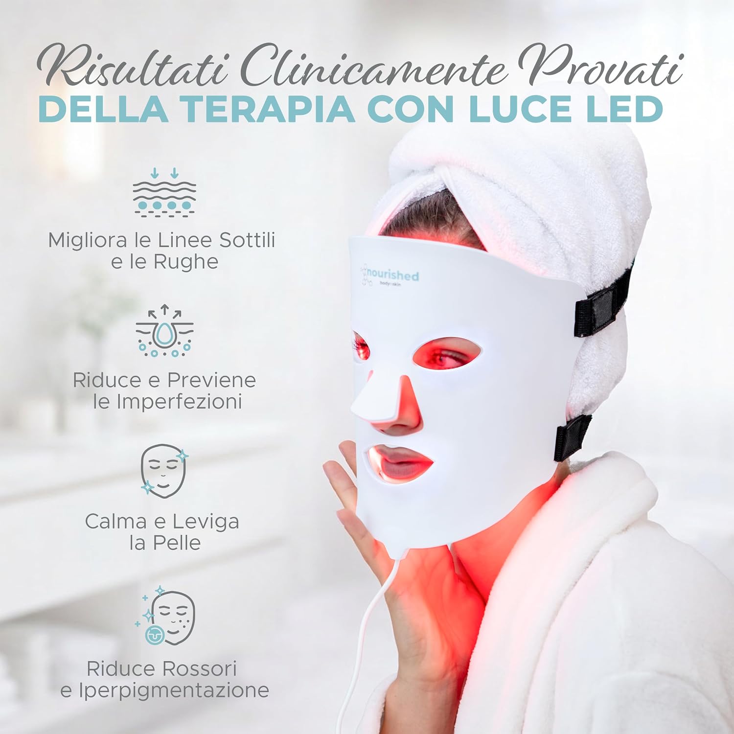 Thumbnail 4 de Nourished Bodynskin Maschera LED viso collo