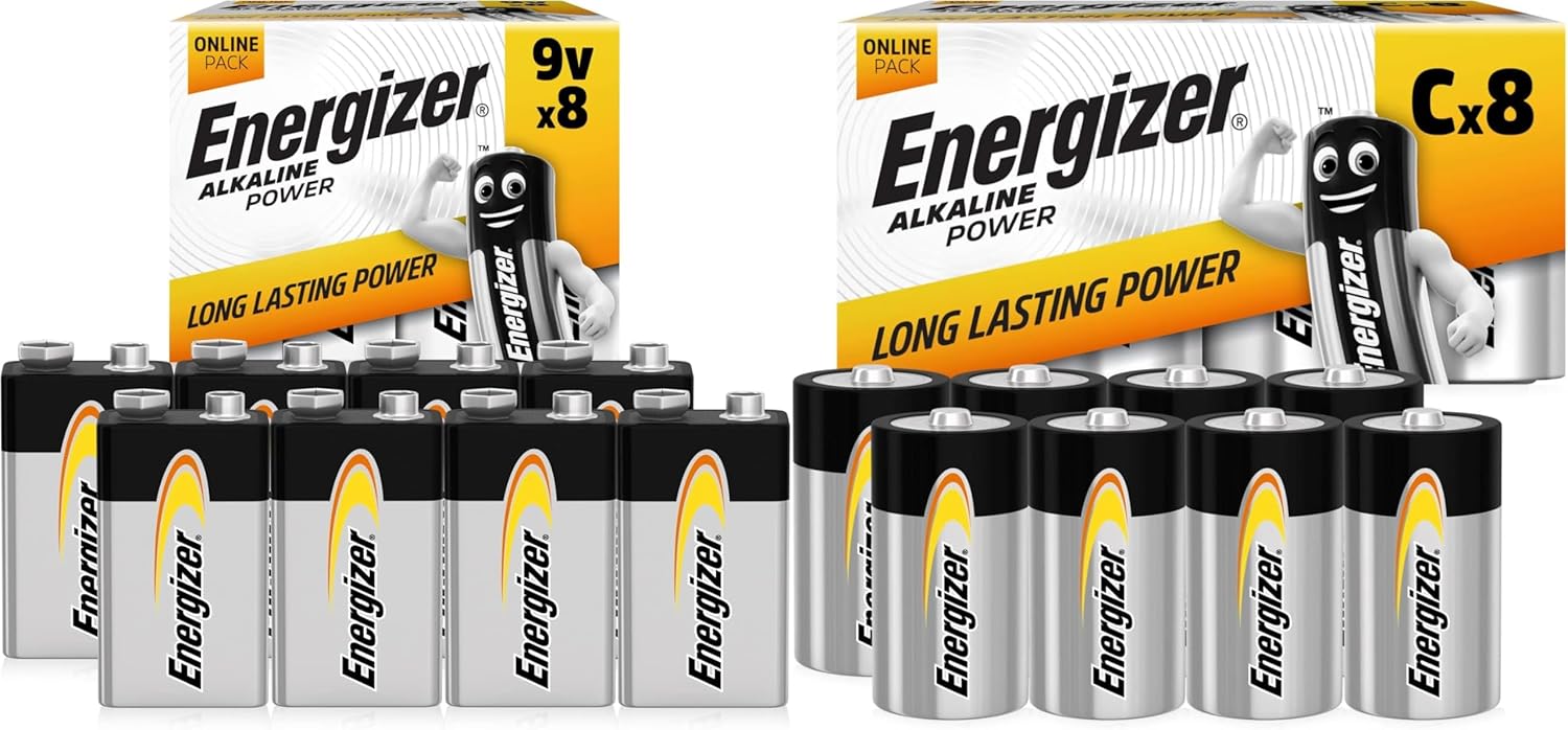 Thumbnail 6 de Energizer Alkaline Power 9V - Confezione da 8 pile alcaline per rilevatori e giocattoli