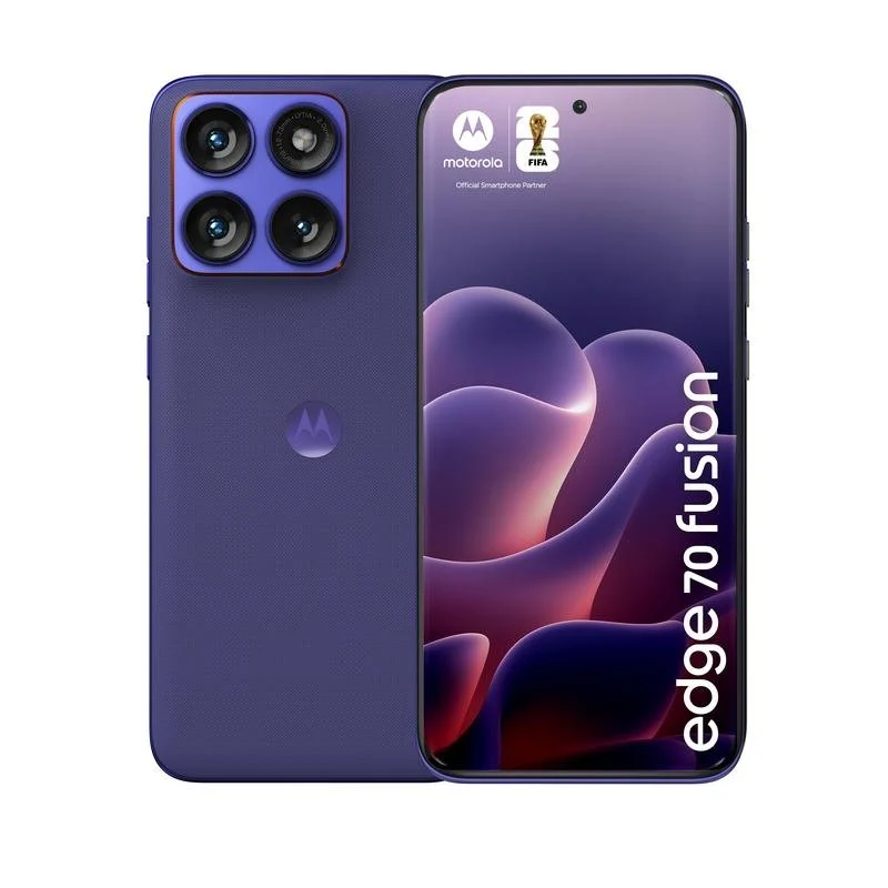 Detalle de Motorola Edge 70 Fusion 5G 8GB/256GB — Pantalla 6,78'' Violeta, resistencia y carga ultrarrápida