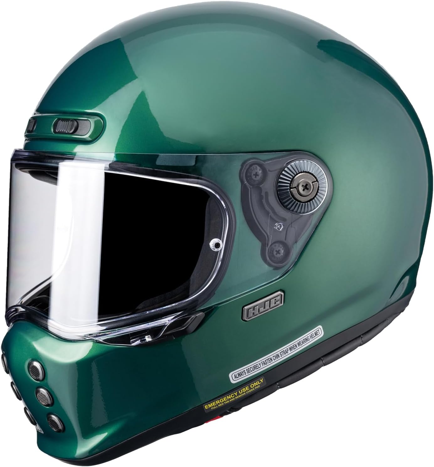 Thumbnail 6 de HJC HELMETS V10 ソリッド HJH248 フルフェイスヘルメット グラスファイバー製・XL