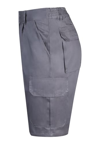 Detalle 2 de VELILLA 344 Bermudas Multibolsillos Gris, Talla 46